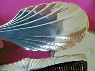 TOWLE VANITY SET MIRROR HAIRBRUSH COMB SILVER PLATE VINTAGE ART DECO STYLE 2