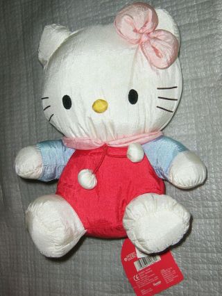 1997 Hello Kitty Nylon 9 " Plush Doll W/ Tag Vintage Sanrio