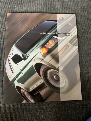 1997 Mitsubishi Montero Sport Brochure