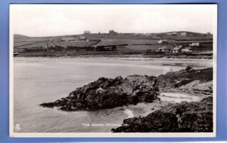 Old Vintage Tuck Rp Postcard The Rocks Rhoscolyn Anglesey Wales