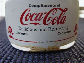 Vintage Coca - Cola Jackson Tennessee Advertising String Twine Holder 2