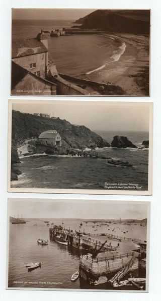 6 Vintage Postcards Cornwall (2) - (all Scanned)