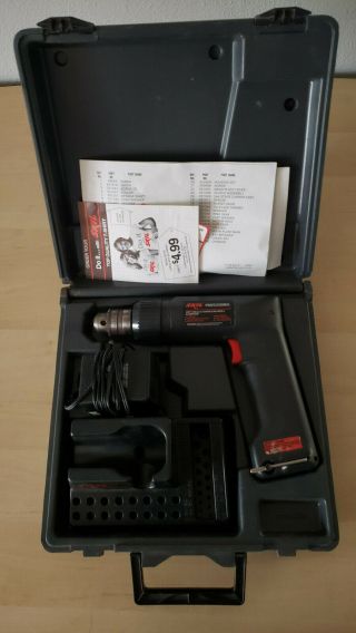 Vintage Skil Cordless Drill Screwdriver 2503 Rechargeable 3/8 " Chuck 1989 Usa