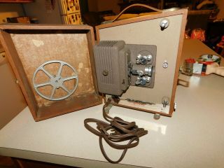 Vintage Keystone Sixty 8mm Projector W/ Carrying Case