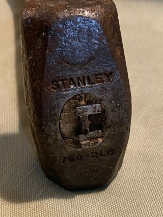 Vintage Small Size 2 lb.  Stanley Sledge Hammer 790 Made in USA 2