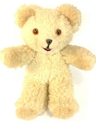 10 " Vintage 1986 Snuggle Teddy Bear Russ Lever Co Bros Stuffed Animal Plush Toy