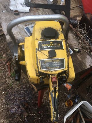 Mcculloch 10 - 10 Pro Mac Automatic Chainsaw Vintage