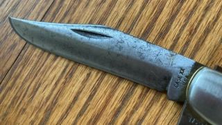 Vintage Case Xx Usa Knife 6265 Sab One Dot 1979 - 2 Blade Folding Hunter Gc