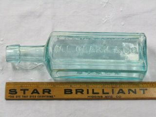 Vintage N.  L.  Clark & Co.  Peruvian Syrup Bottle 2