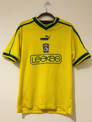 Vintage Cardiff City 2002 - 2003 Away Football Shirt Puma Size S/m