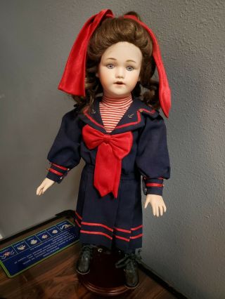 15 " Simon & Halbig Doll Antique Handwerck German Bisque Doll - Girl In Sailor Suit