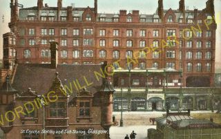 Glasgow St.  Enoch Railway Station Photo.  Glasgow & South Western Railway.  (26)
