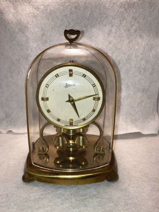 Vintage Schatz Miniature 400 Day Anniversary Clock Jum/7 Movement 1960