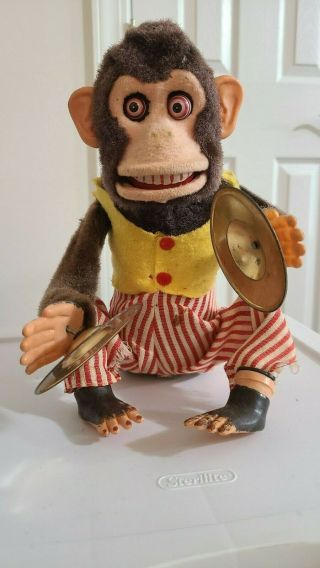 Vintage Musical Jolly Chimp Clapping Cymbals Monkey - Not - Ck Japan