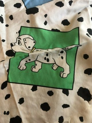 Vintage 101 Dalmations Twin Flat & Fitted Sheet Bibb Company 3