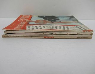 (6) Vintage [1955 - 1965] Men ' s Pulp Magazines SIR SAGA CAVALIER RAVE etc yz5560 2
