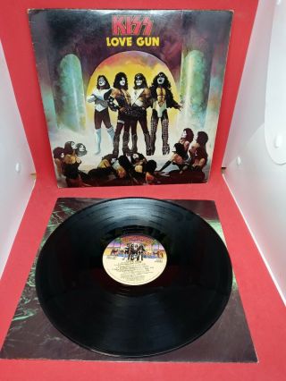Vintage 1977 Kiss Love Gun Lp Nblp - 7057 Casablanca Box 1