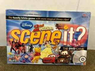 Vintage 2007 2nd Edition Disney Scene It Dvd Game Complete