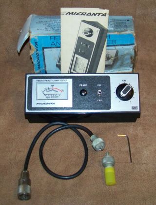 Vintage Micronta Field Strength & Swr - 21 - 525a
