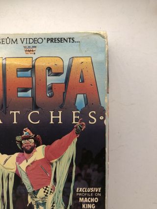 WWF Mega Matches Coliseum Video VHS Tape Macho Man Randy Savage WWE Vintage 3