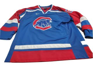 Chicago Cubs Vintage Nike Hockey Style Jersey