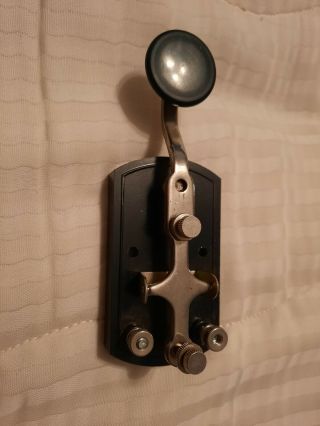 Vintage Japan Telegraph Morse Code Key Ham Radio Communication Keyer