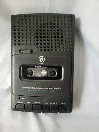Vintage Ge 3 - 5027 Personal Portable Recorder & Cassette Player