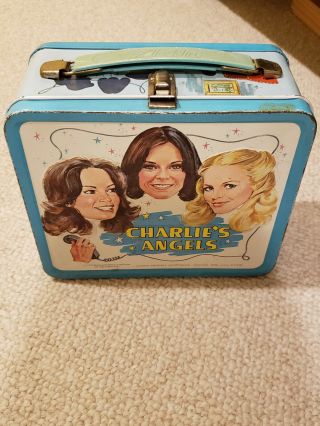 Vintage 1978 Charlies Angels Metal Lunchbox