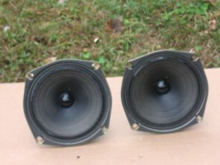 6 " Vintage 8 Ohm Gray Cone Woofers In Good