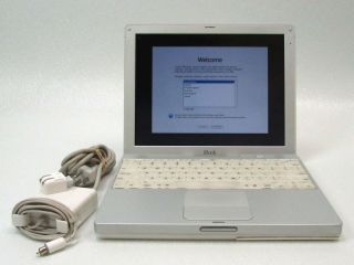 Vintage Apple Ibook G3 M6497 Powerpc G3 500mhz 576mb M7698ll/a 2001 12.  1 "