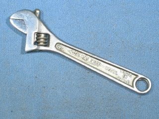 Vintage Diamond Calk Horseshoe Co.  4 - Inch Diamalloy Adjustable Wrench Usa Tool