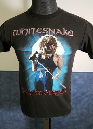 Vintage 1988 White Snake Tour T - Shirt - Medium