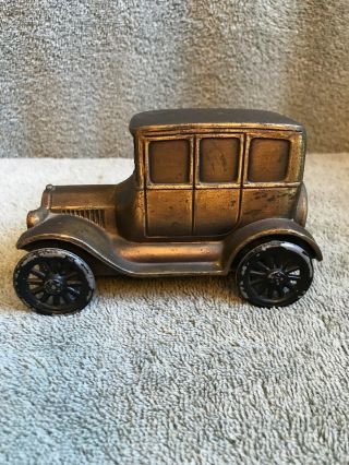 Vintage Metal Car 1926 Model T Ford Coin Bank Banthrico,  Inc.  Chicago