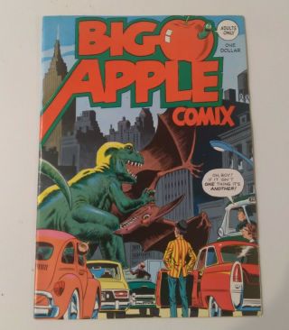 Big Apple Comix 1 Sep 1975 1st Print Vintage Adult Comic Book Vtg Wally Wood
