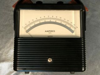 Vintage Weston Amp Meter Model 901 100 & 150 Amp Scale