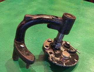 Vintage Cast Iron Knitting Machine Ribber Arm,  Tappet Plate Knitter Parts