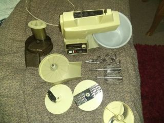 Vintage Oster Food Processor/ Mixer Set