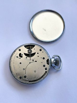 Vintage INGERSOLL LTD TRIUMPH Wind Up Mechanical Pocket Watch Timepiece (Repairs 3