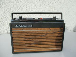Ancien Poste Radio Transistors Oreor Le Regional Vintage Rétro Années 70