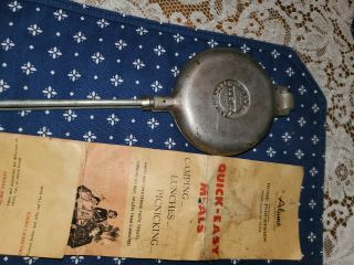 Vintage Rome Industries Aluma Cooker Camping Sandwich Grill Pudgie Pie