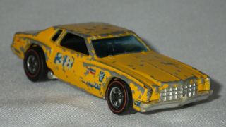 Vintage 1974 Hot Wheels Redline - Yellow Chevy Monte Carlo Stocker 38