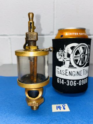 American Injector 1 1/2 Brass Cylinder Oiler Hit Miss Gas Engine Vintage Steam