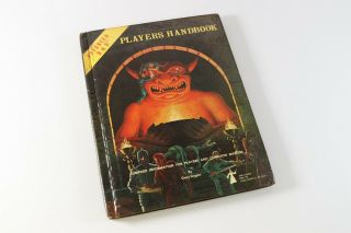 Vintage 2010 Advanced Dungeon & Dragons Ad&d Tsr Players Handbook Book