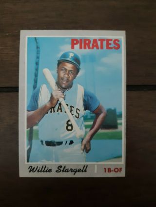 1970 Topps Willie Stargell Pittsburgh Pirates 470 Baseball Card