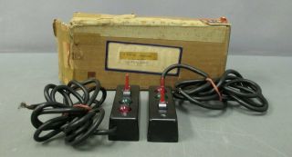 Lionel 711 Vintage O Gauge Prewar Switch Controllers - Pair/box