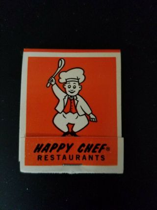 Vintage Matchbook,  Mankato,  Minnesota,  Mn Happy Chef Restaurants (a02)