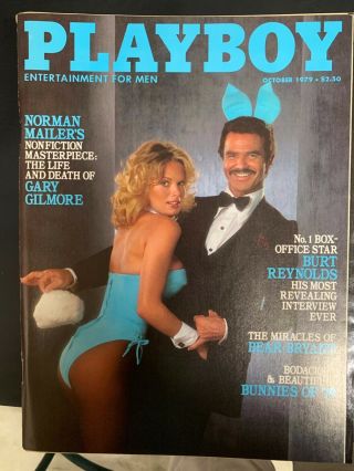 Vtg Playboy October 1979 Back Issue.  Very Good Happy Valentines Day