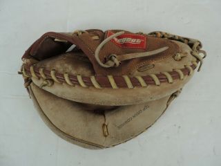 Vintage 1960s Regent Catchers Mitt Baseball Glove Korean Tan 00120 Made In Usa
