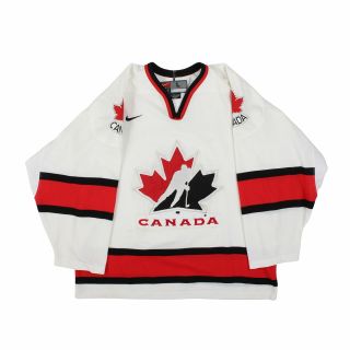 Vintage Nike Team Canada Hockey Jersey Size Large Fits Xl