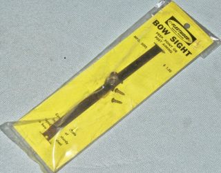 Vintage Fleetwood Bow Sight Rail Tape Or Screw - On Archery Target Sight Rail